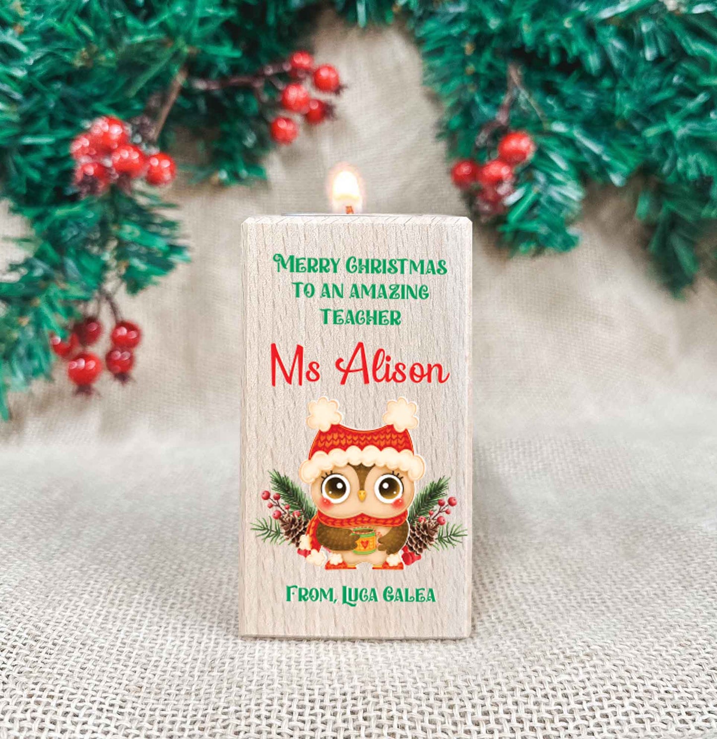 Tealight Candle Holder - Teacher