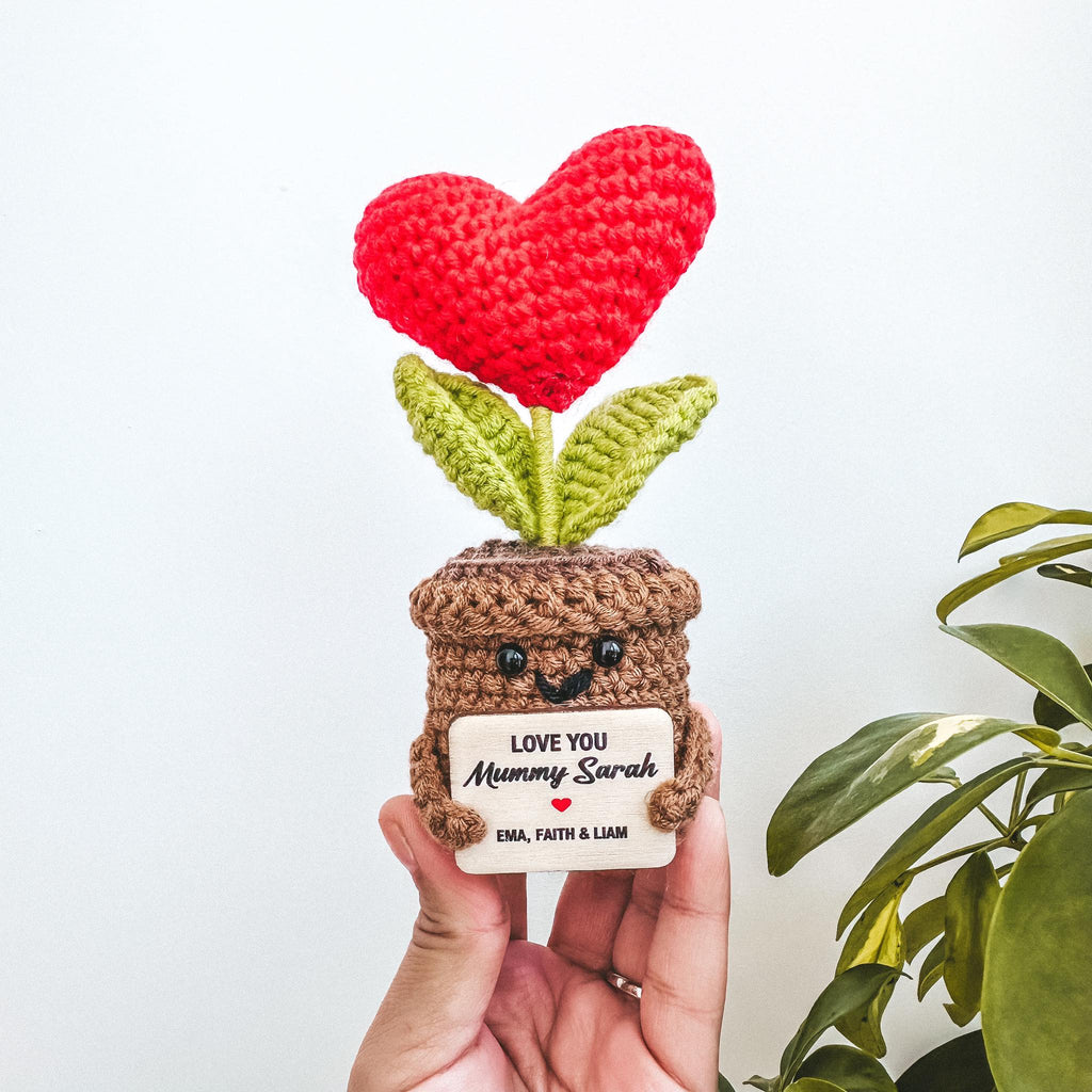 Heart Pot - Red