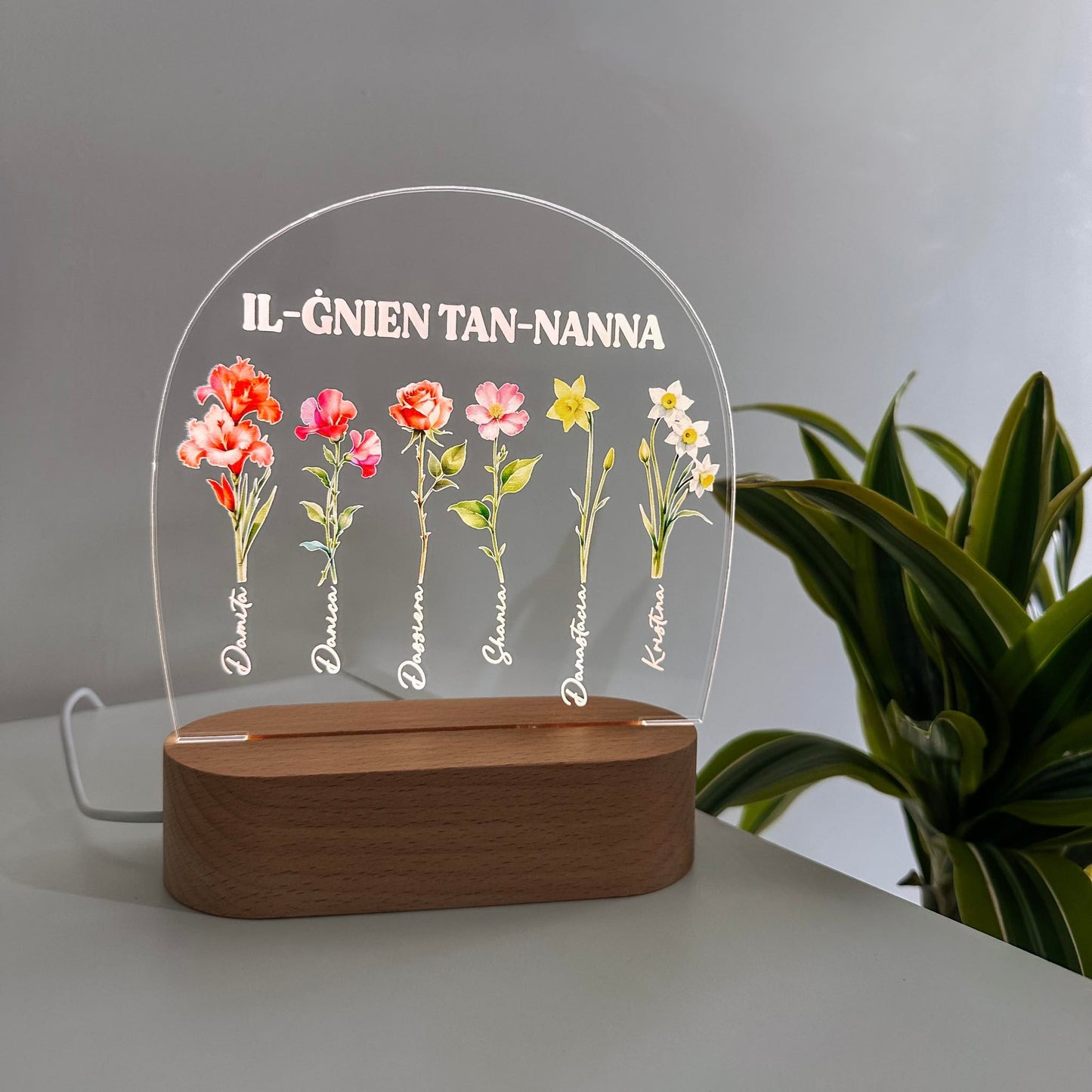 Mother's Day Lamp - Garden