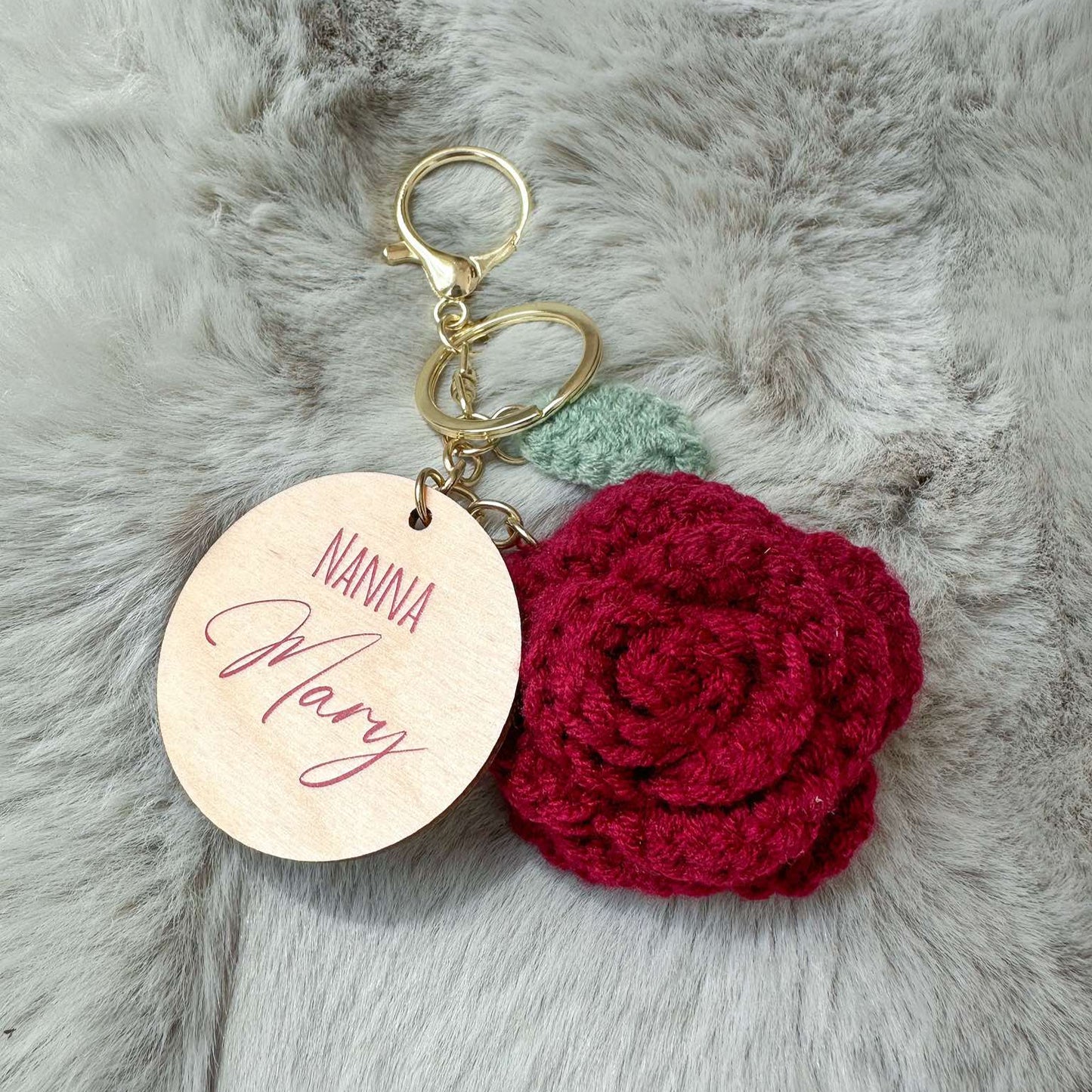 Rose Keychain