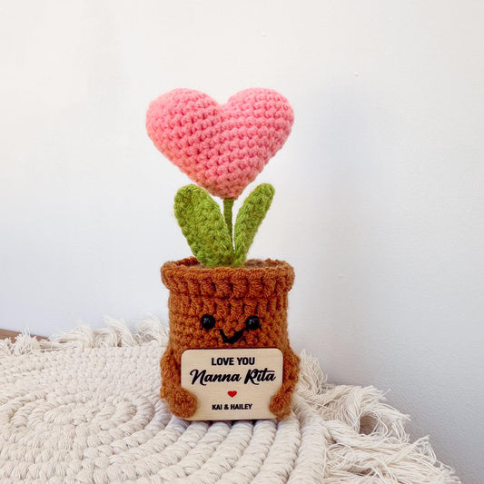 Heart Pot - Pink