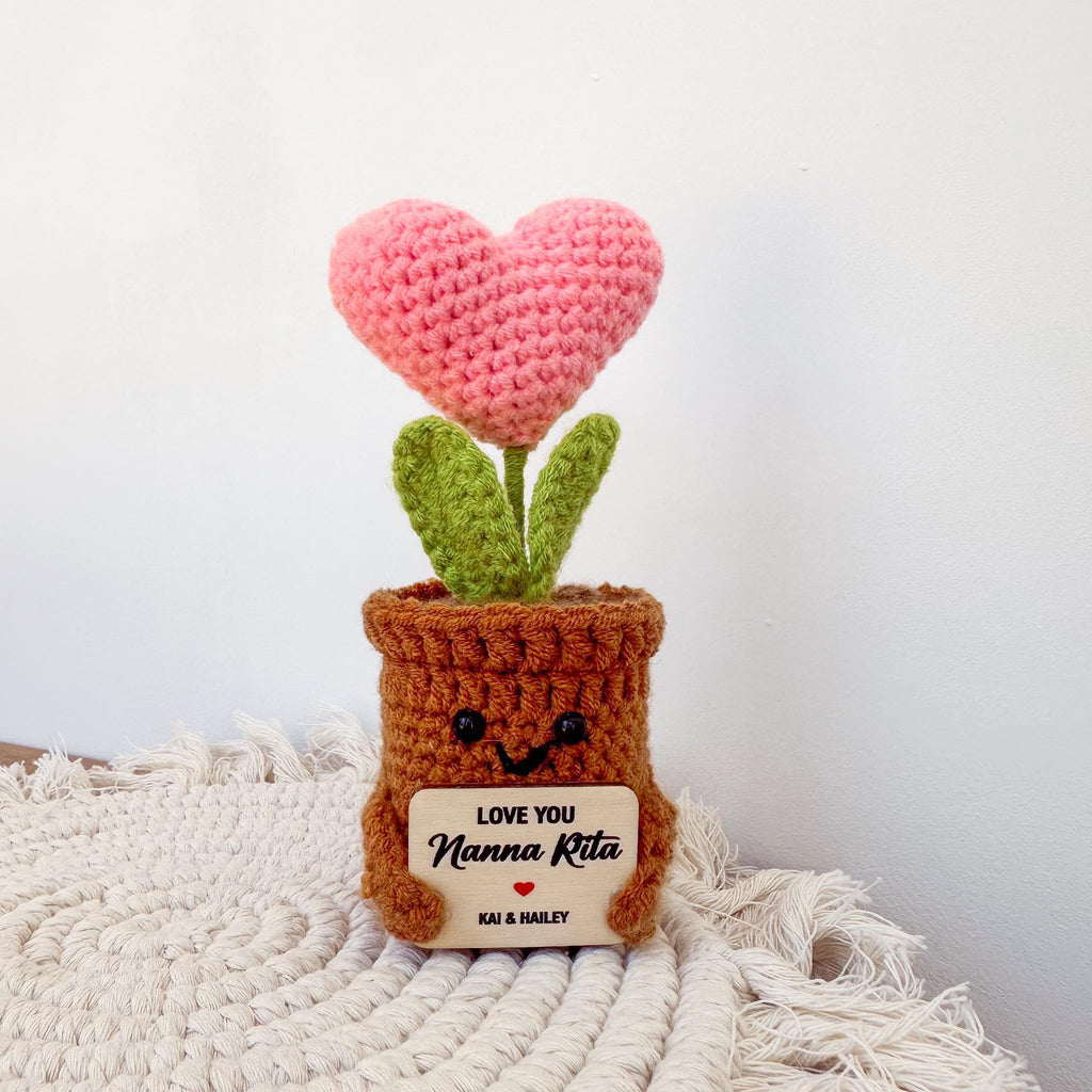 Heart Pot - Pink