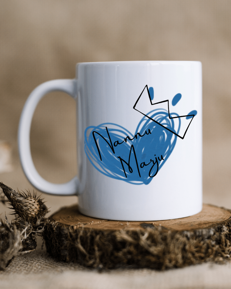 Crowned Nannu – Personalised Mug