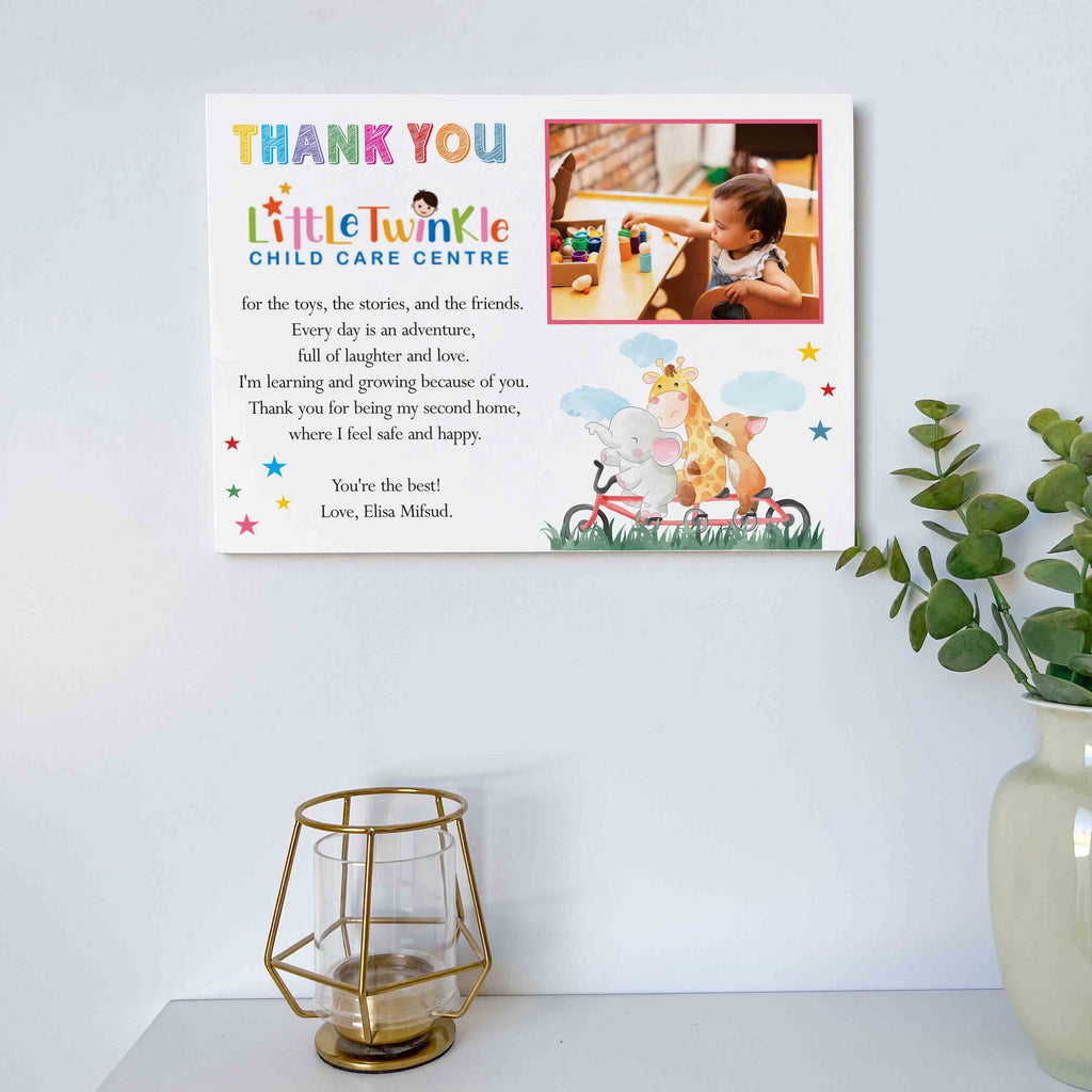 Thank You Photo Plaque