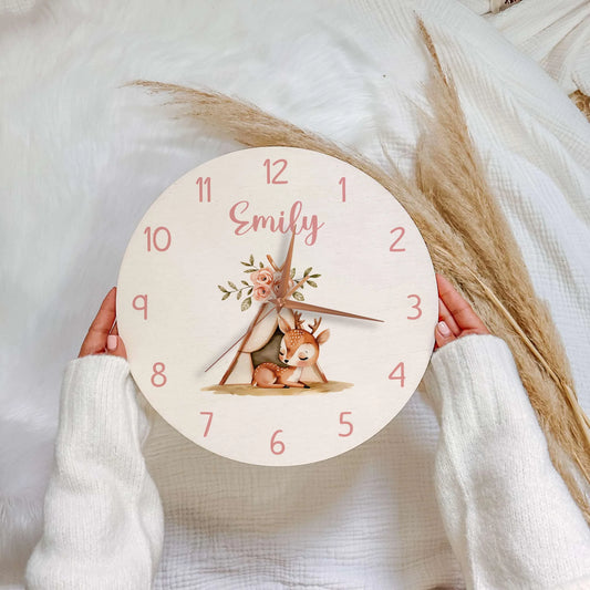 Adventure Deer Clock