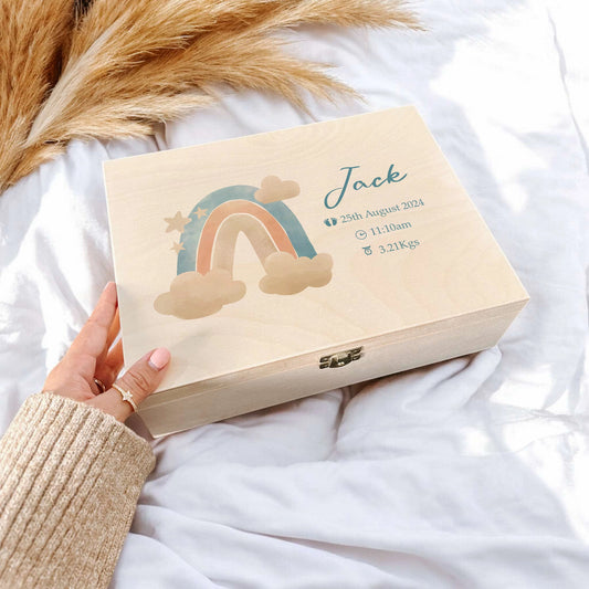 Blue Rainbow Box