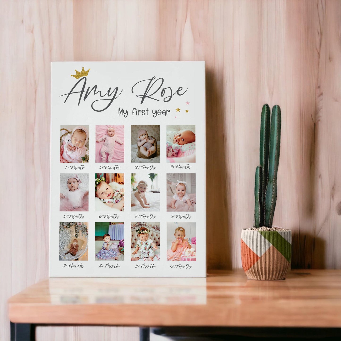 12 Month Chart - Girl