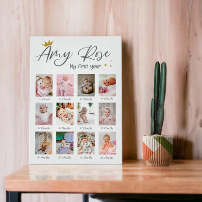 12 Month Chart - Girl