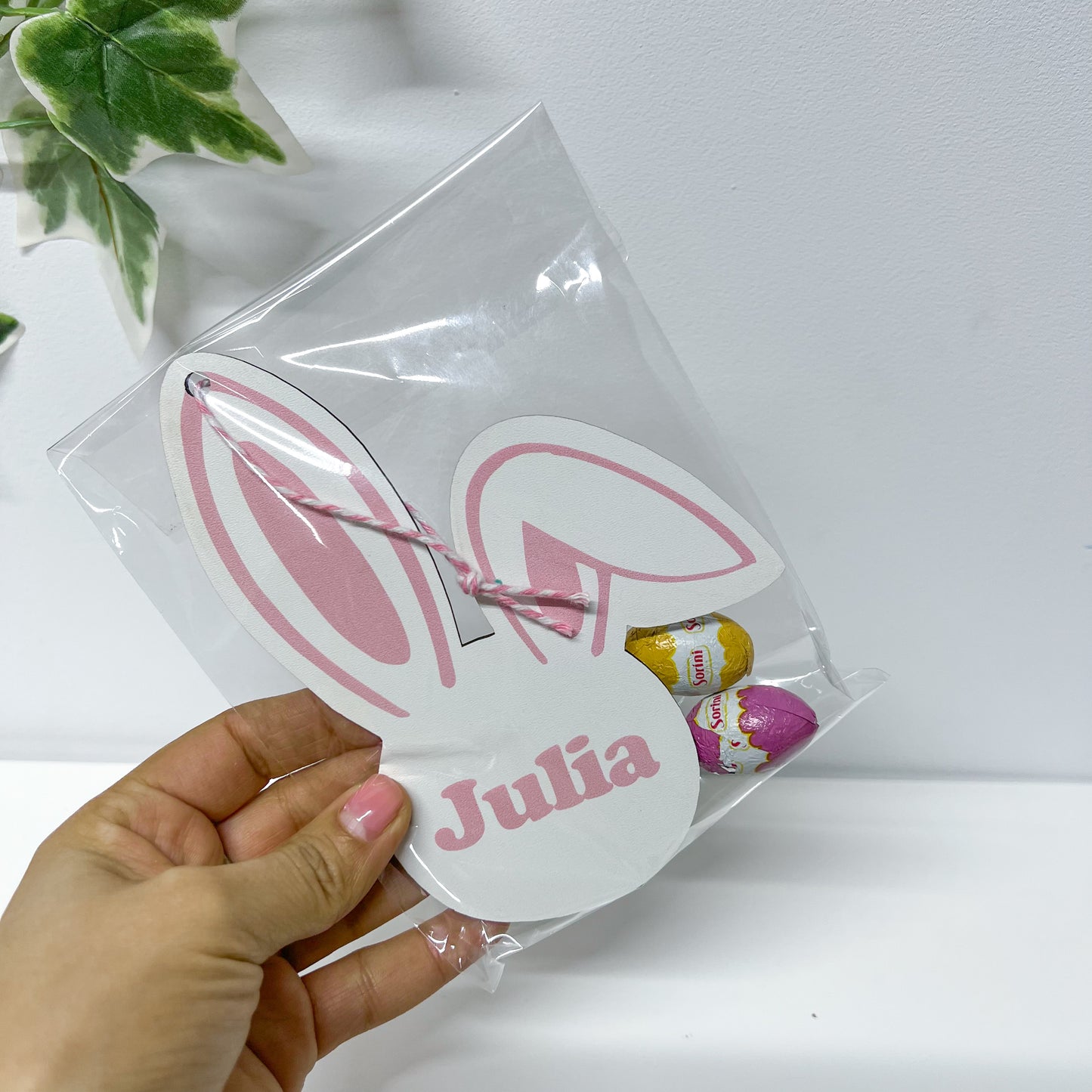 Hanging Easter Ornament - pink
