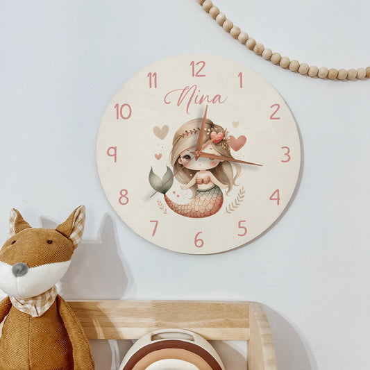 Mermaid Dreams Clock
