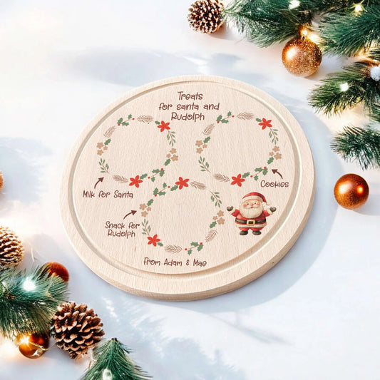Santa Wooden Board