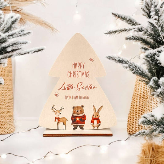 Standing Christmas Tree - Pink