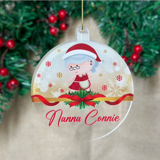 Acrylic Ornament - Nanna