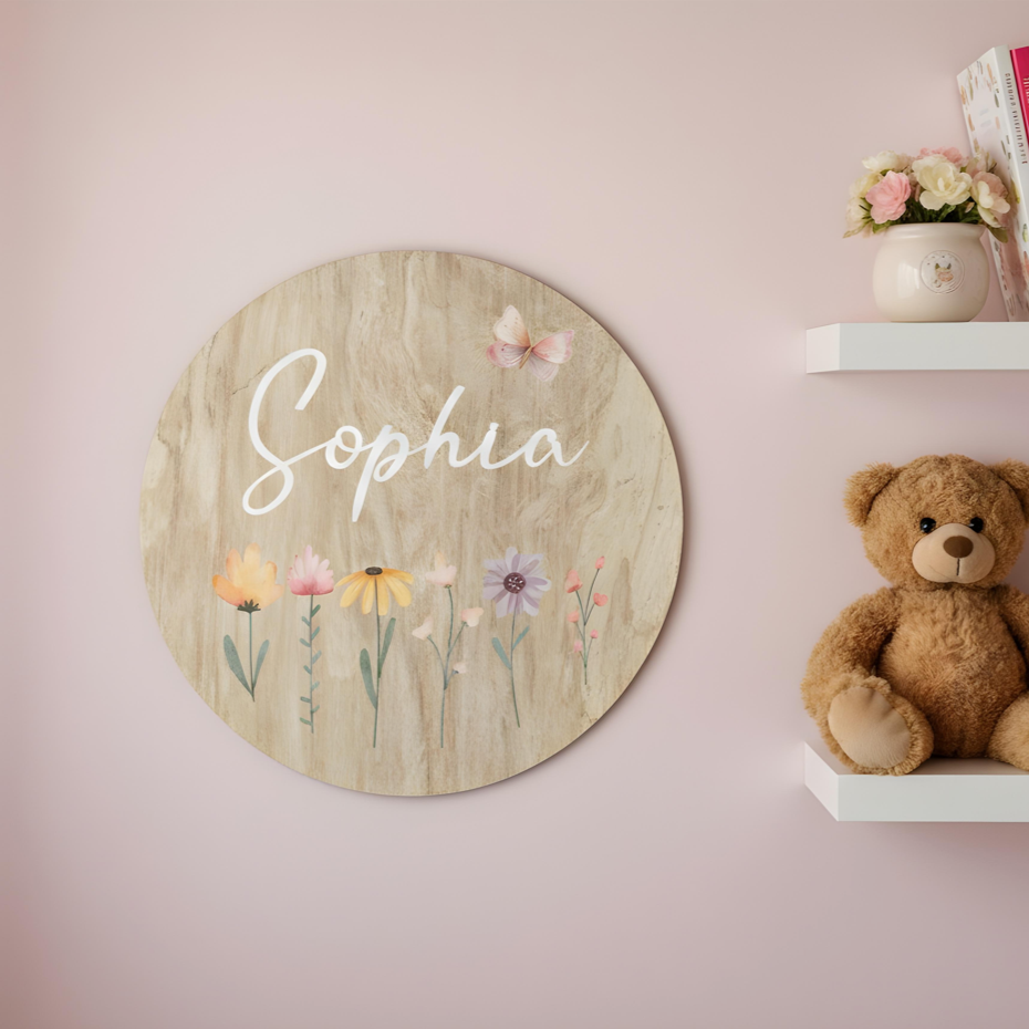 Floral Plaque