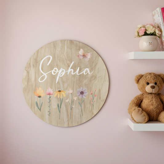 Floral Plaque