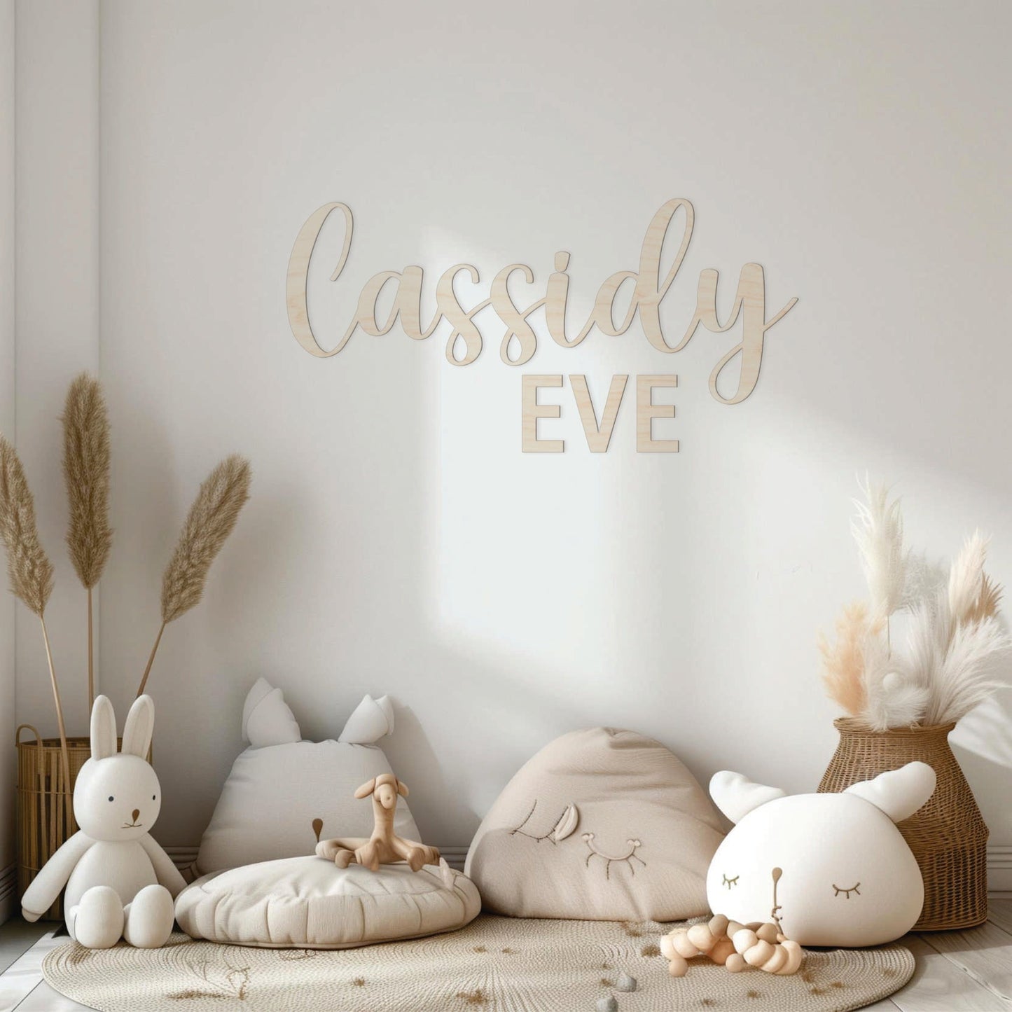 7 Letter Wooden Name - Duo