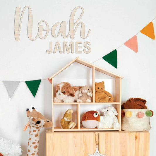 4 Letter Wooden Name - Duo