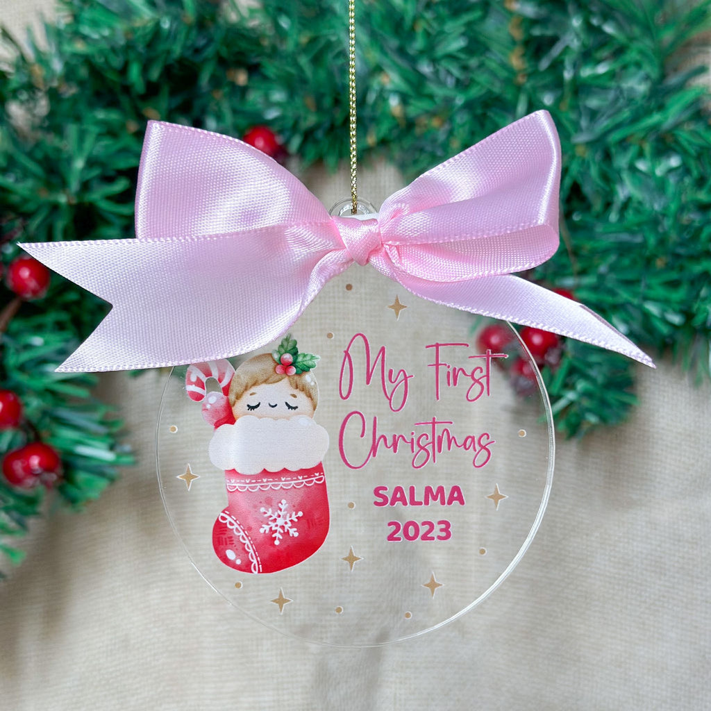 Acrylic Ornament - First Christmas