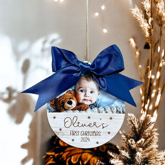 Flat Wooden Ornament - Photo