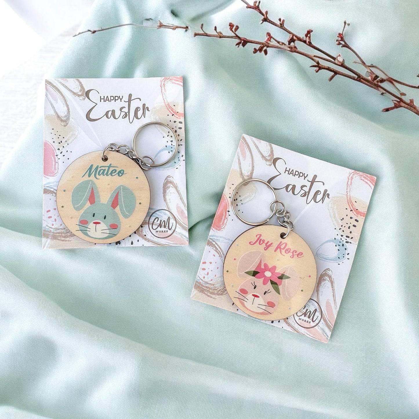 Keychains + candle holder