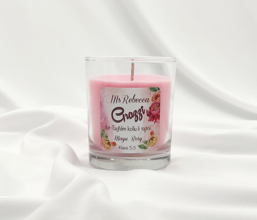 Scented Candle - Grazzi (Personalised)