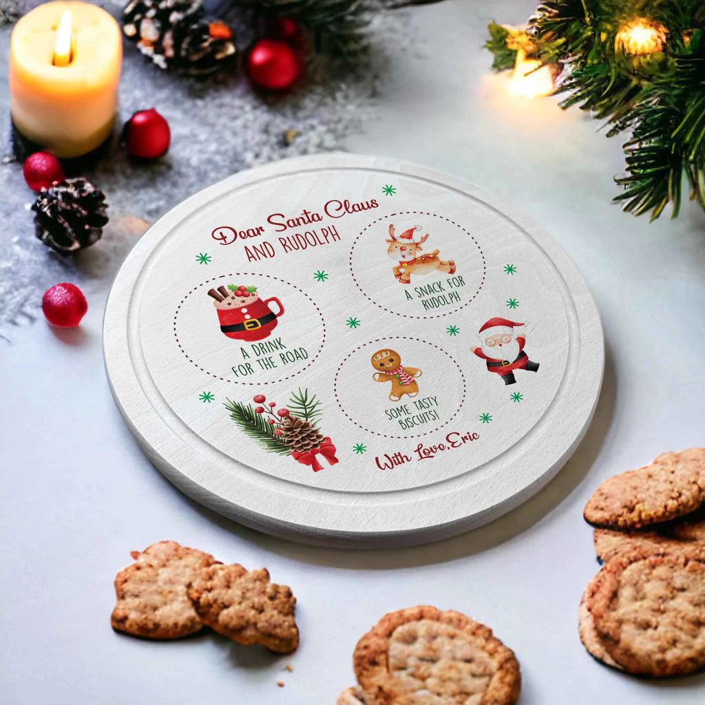 Santa Wooden Snack Board