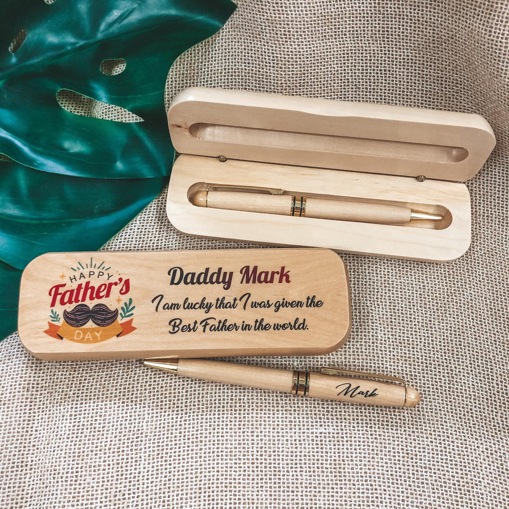 Daddy Father's Day Wooden Pen