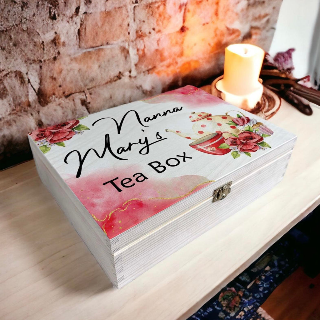 Personalised Mother's Day Tea Box - Teapot Design