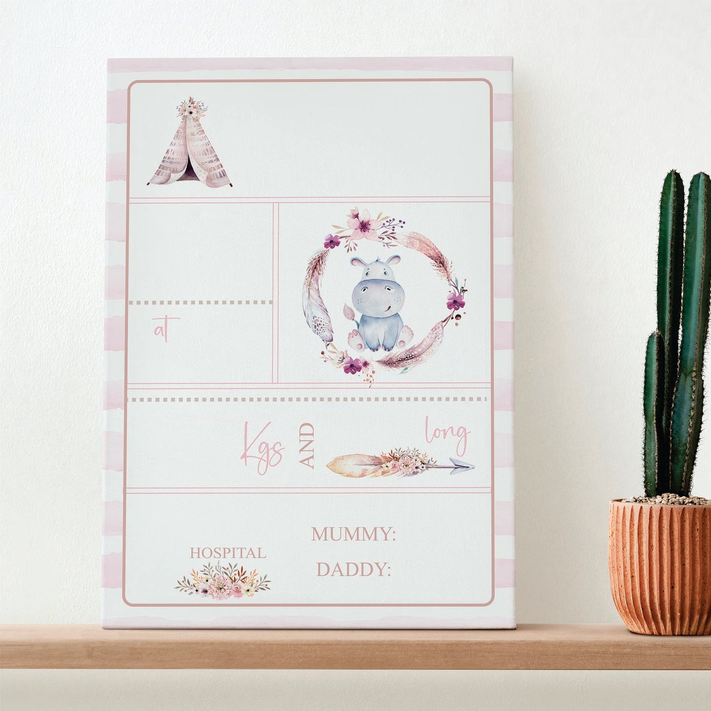 Baby Chart - Hippo