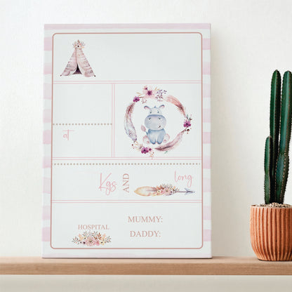 Baby Chart - Hippo