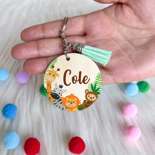 Keychain Birthday Souvenir - Jungle