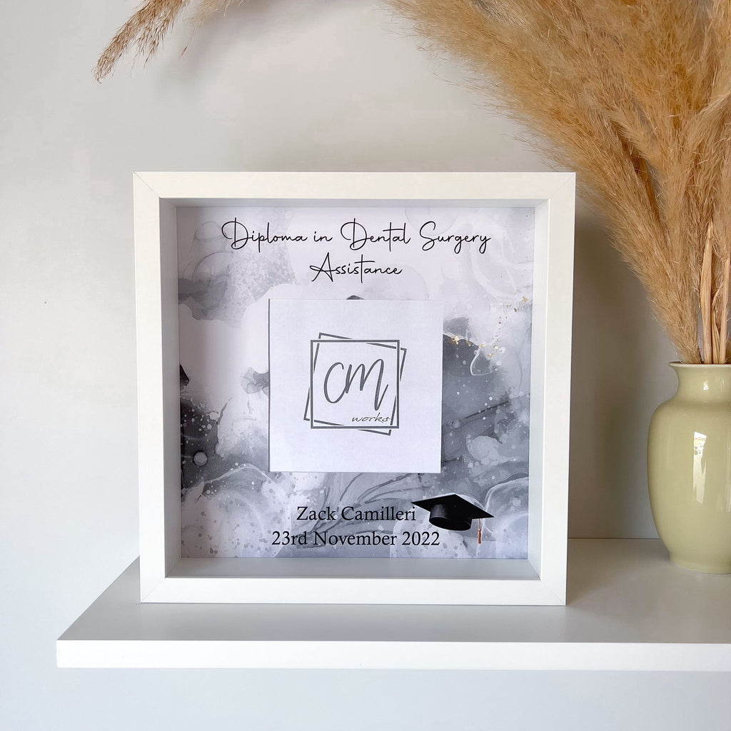 Graduation Grey Box Frame - Photo