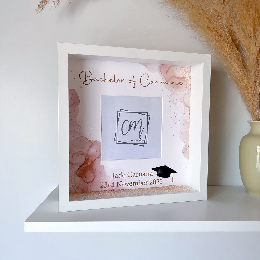 Graduation Nude Box Frame - Photo