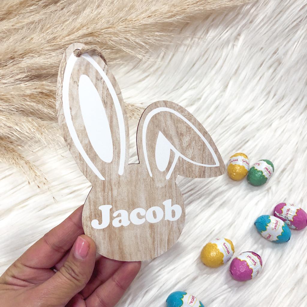 Hanging Easter Ornament - Wood