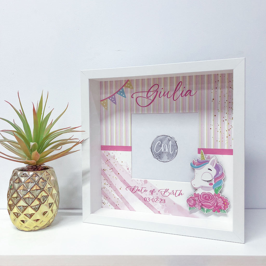 Box Frame - Fairytale Unicorn