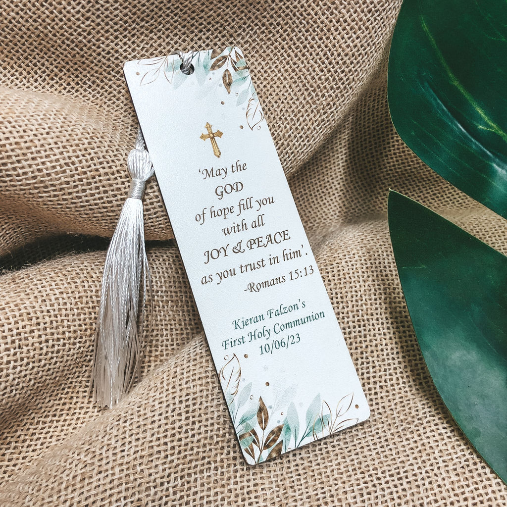 Holy Communion Bookmark - Leaves