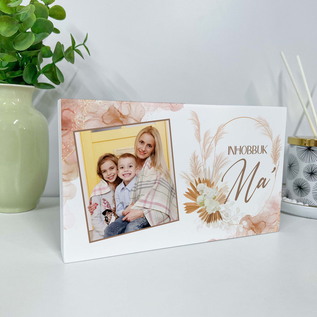 Mother's Day Wooden Block - Boho