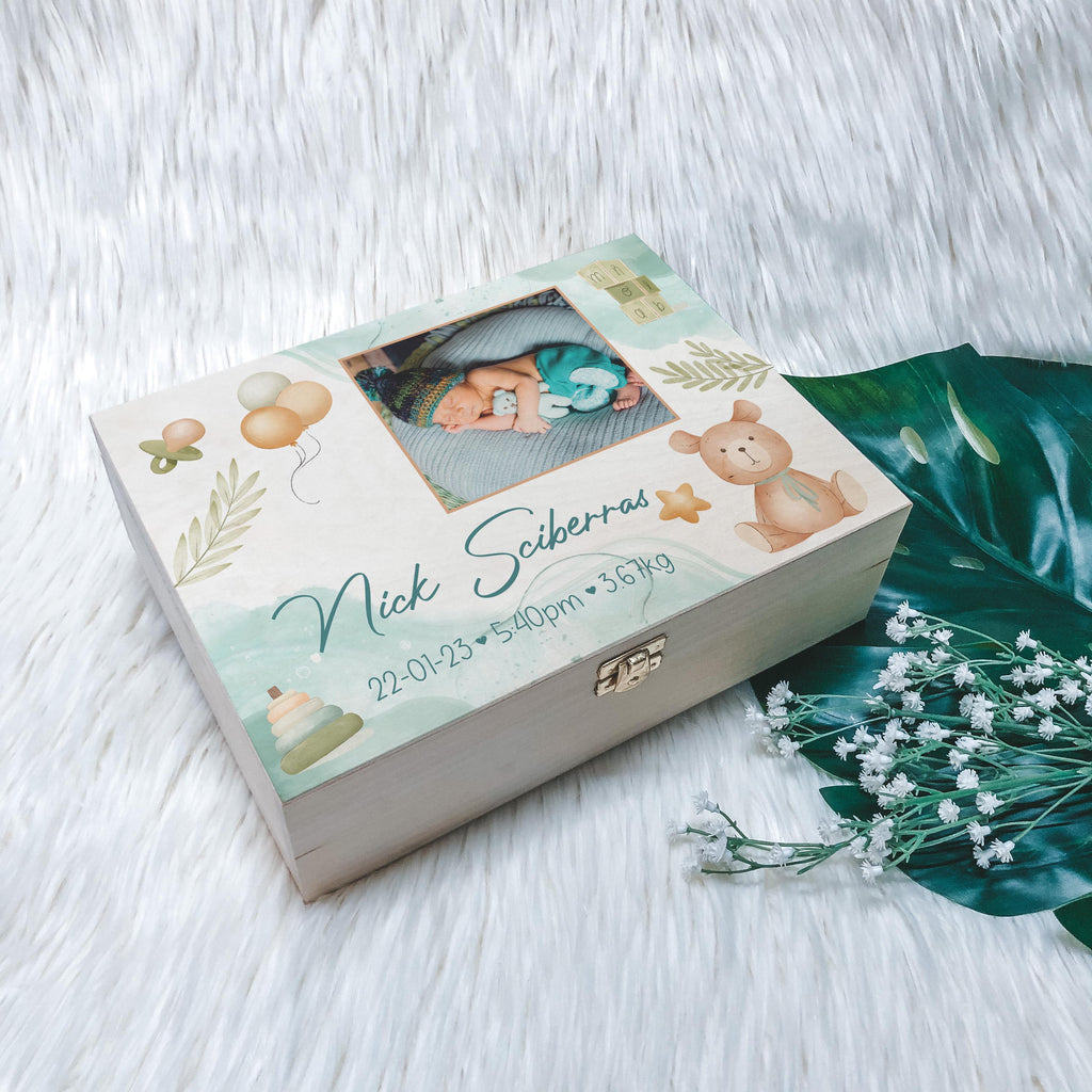 New Born Keepsake Box - Bear