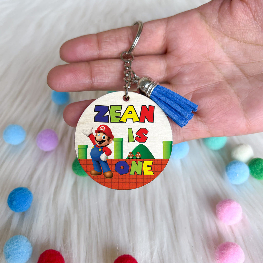 Keychain Birthday Souvenir - Mario Kart