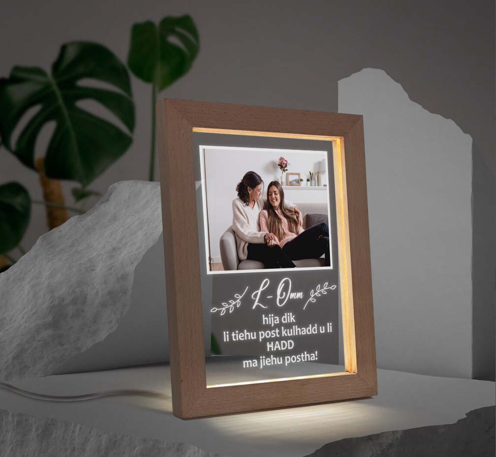 Mother's Day LED Frame - Omm