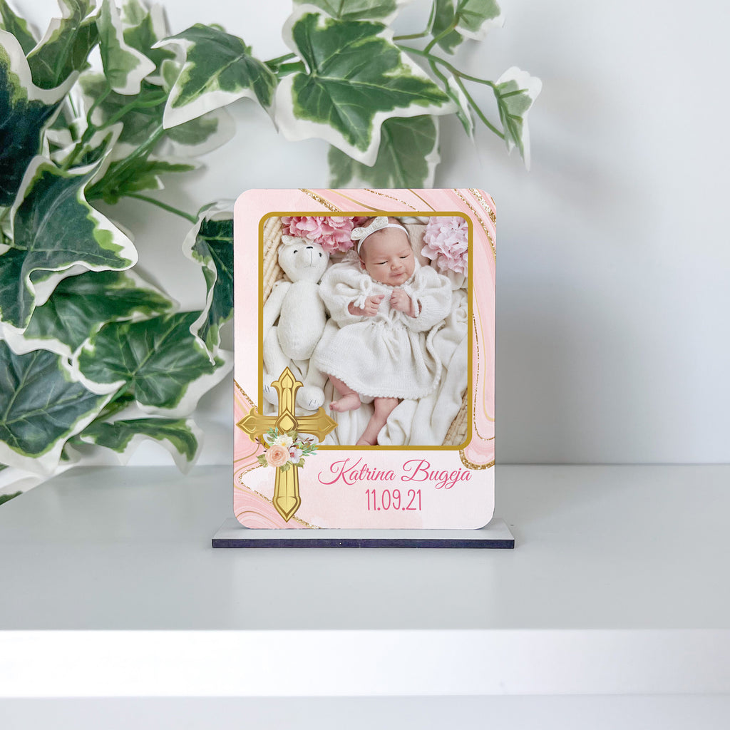 Baptism Souvenir - Pink Gold