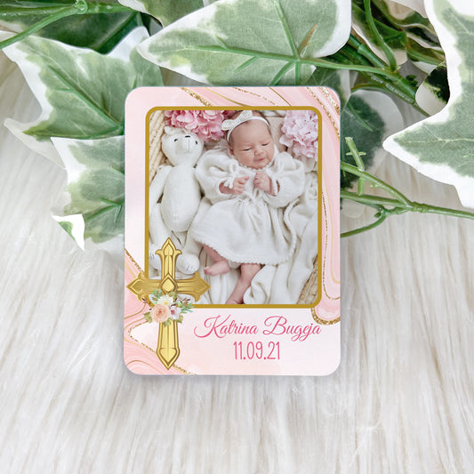 Baptism Souvenir - Pink Gold