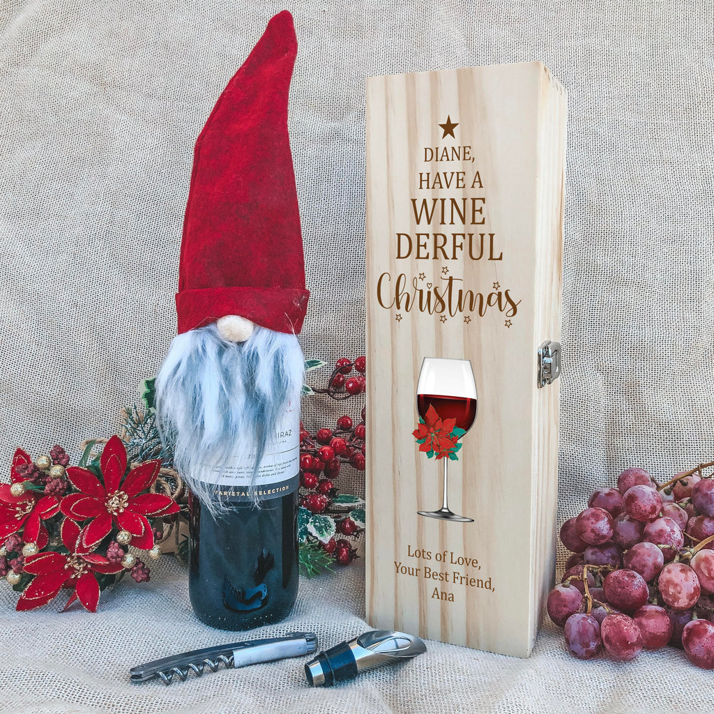 Christmas Wine Box